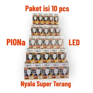 LAMPU LED MURAH PION PAKET ISI 10 LAMPU 5w 10w 15w 20w 30w 40w