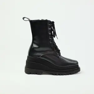 IRV SHOES SEPATU BOOTS WANITA BLACK DOFF TIFFANY