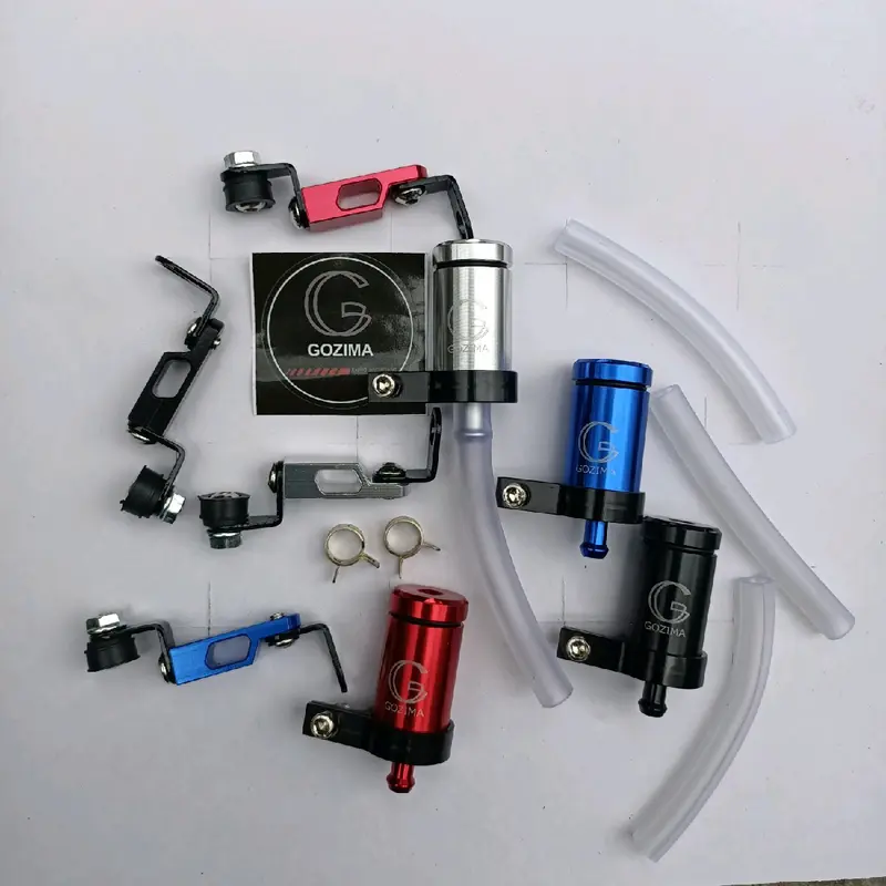 Paket Variasi 2item Tabung Minyak Rem Model Pen'iss Cnc Plus Breket Tabung Minyak Rem Cnc Full CNC Plus Selang And Breket Selang Universal Semua Motor 1