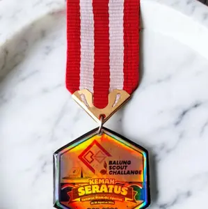 Tiska/Tigor Pramuka Logo Hologram Custom Model dan Logo - Stationery