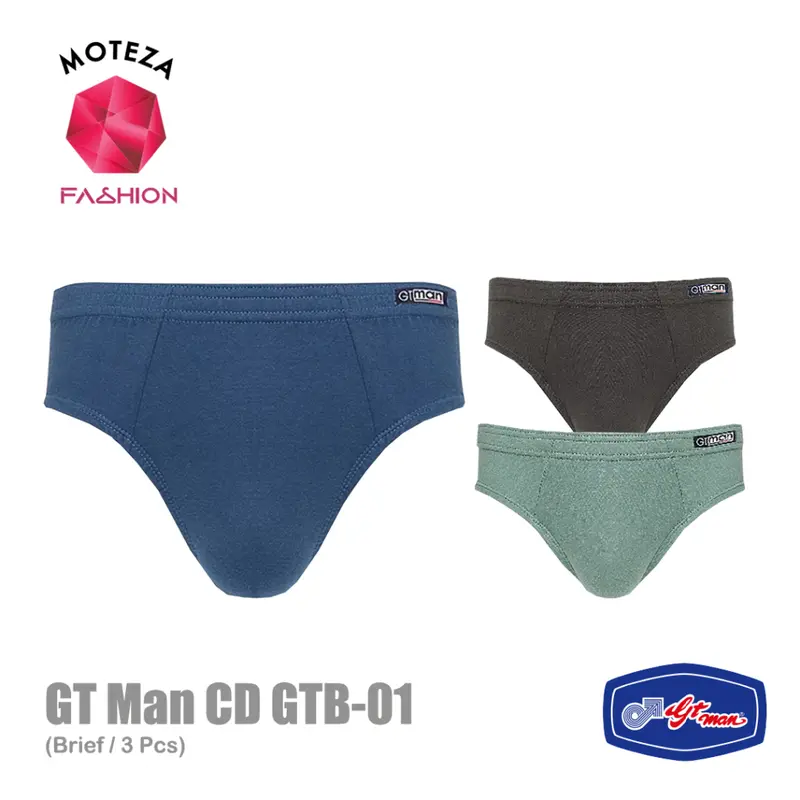 GT Man GTB01 - Celana Dalam Mini Brief Pria -  Isi 3 1
