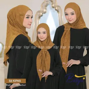 (BASYA) SEGITIGA KIPAS GESPER•segitiga instan non pet motif•jilbab bolong•jersey katbol•hijab daily katbol•jilbab instan free gesper•segitiga instan•