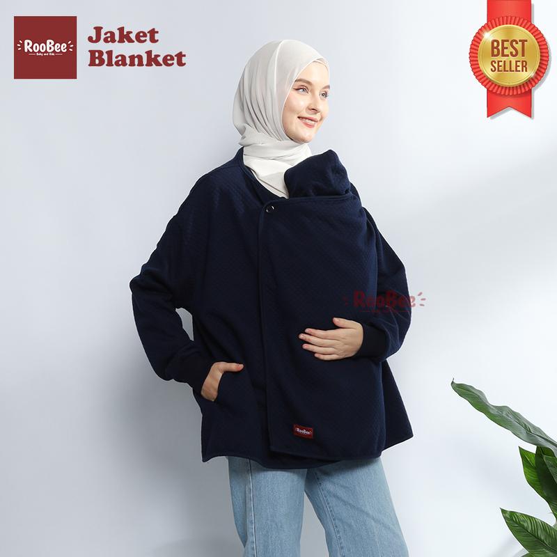 Jaket Blanket Ibu & Bayi - Blanket Bayi - Selimut Bayi Multifungsi 0