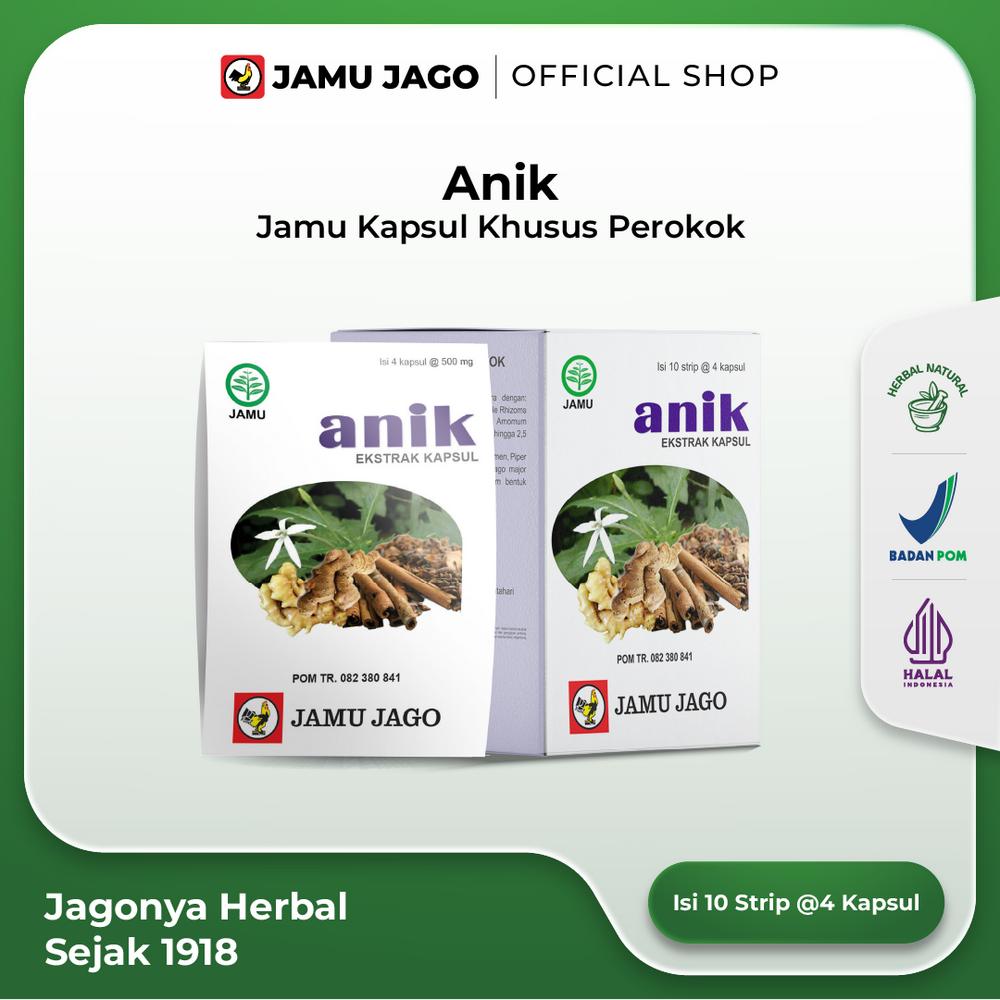 Anik Jamu Kapsul Membantu Melegakan Tenggorokan