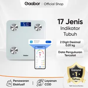[BEST SELLER] Gaabor Smart Digital Fat Scale Layar LED Timbangan Komposisi Tubuh Dengan App Control / GWS-M02A