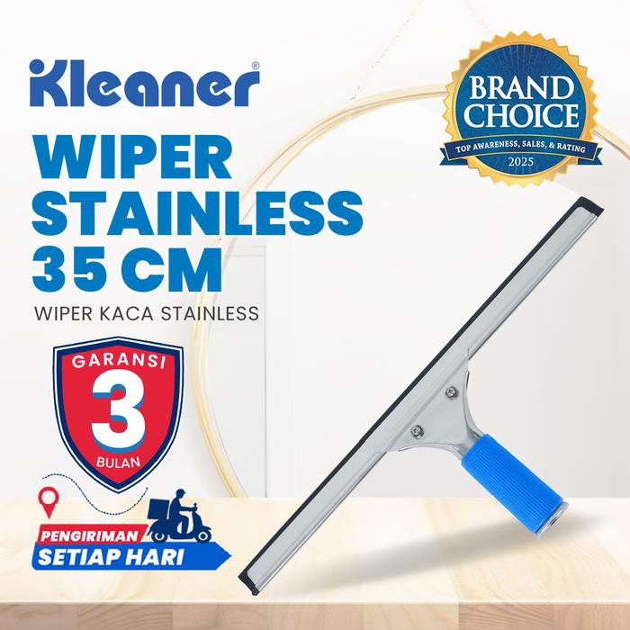 Gambar Kleaner Wiper Heavy Duty Alat Pembersih Kaca / Glass Wiper dan Meja Stainless Steel 35 cm GSB802 dari Kleaner Indonesia Kab. Deli Serdang Tokopedia