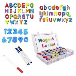 Magnet Letters Educational Posters Mainan Movable Alphabet Permainan Montessori Huruf Toys