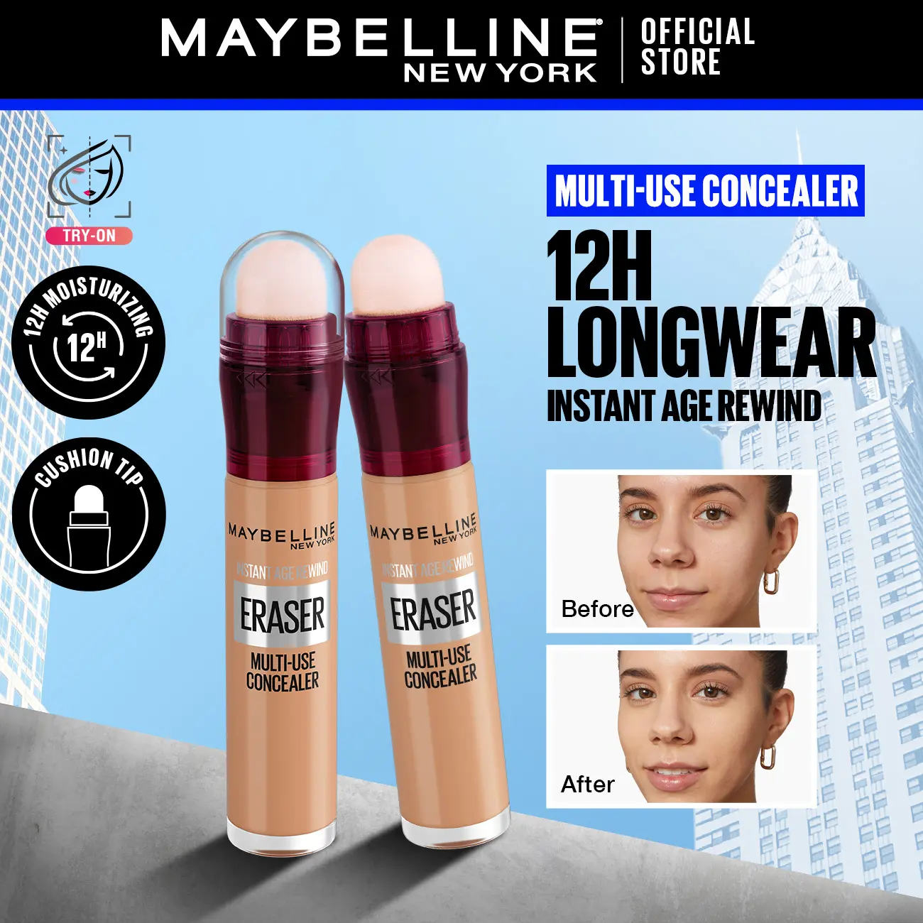 Maybelline Instant Age Rewind High Coverage Liquid Concealer