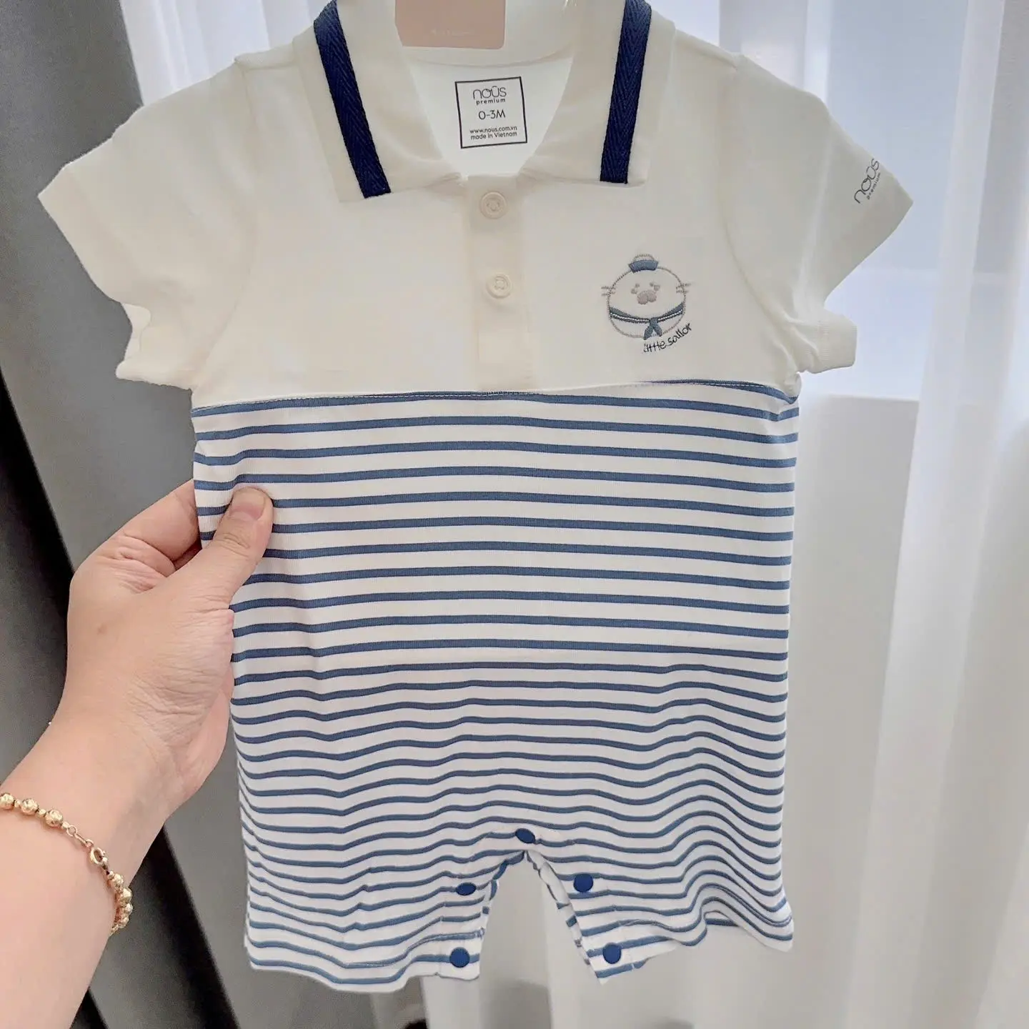 Body cộc nous cho bé trai bé gái áo liền quần Jumpsuit