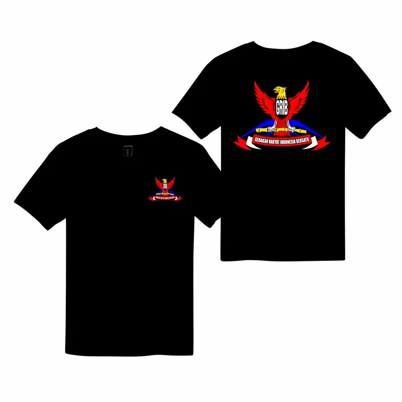 Kaos Grib Jaya Terbaru Pria Wanita Tangan Panjang Baju Distro Keren Dewasa Hitam Katun Combed Cowok Fit 2