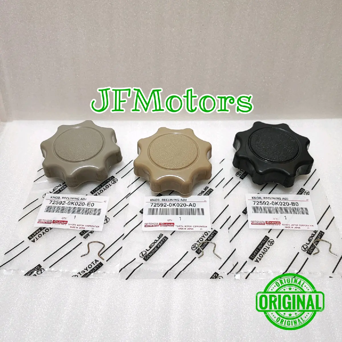 Knob Reclining Handle Jok Bangku Handle Putaran Jok Kursi Depan Innova Inova Hilux Fortuner Rush Terios Altis Original