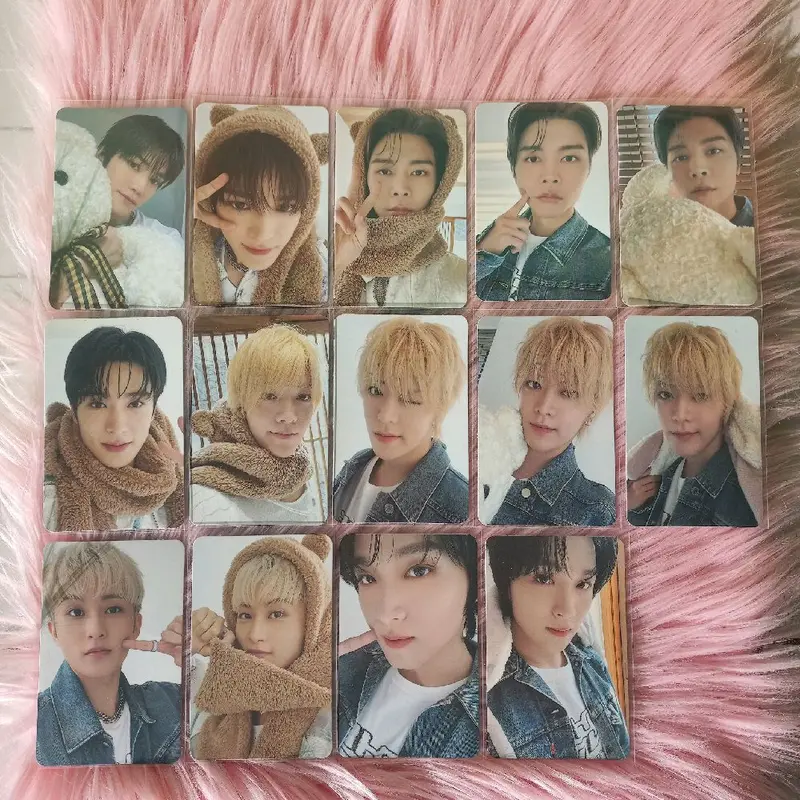 Official Photocard The Great Unity Tgu Nct 127 Taeyong Boneka Beruang Johnny Tuspi Jaehyun Bear Yuta Wink Mark Haechan Bunny Selimut 0