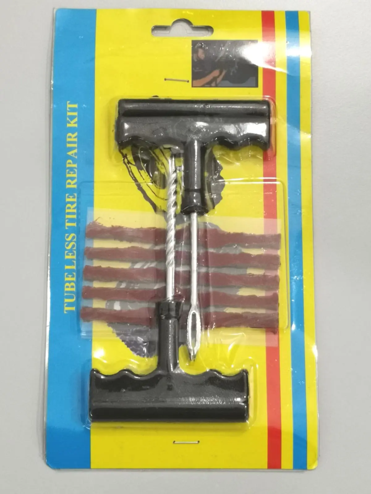 SG SELLER! Car Tyre Wheel Repair Kit (For Tubeless Tire Puncture Emergency Patching)