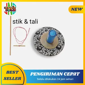 Gangsing Ring Modifikasi Dengan Berbagai Motif Pilihan Ukuran 5/8 Mainan Anak Laki Stik & Tali Best Seller Pengiriman Cepat panggal
