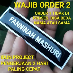 Name tag nama dada/Nametag/papan nama dada/nama dada/peniti/magnet resin