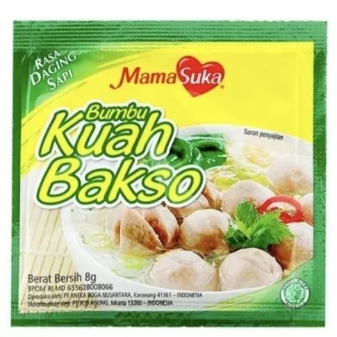 MAMASUKA BUMBU KUAH BAKSO 1 Pcs | 8 Gram Sapi Masakan 2