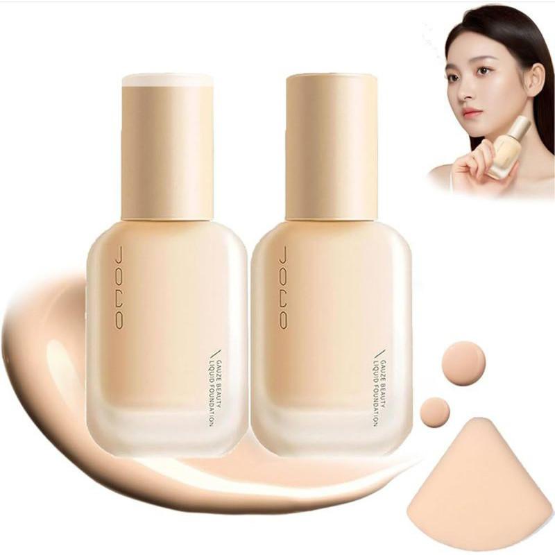 Full Coverage Oil-control Fluid Foundation Moisturizing Concealer 1