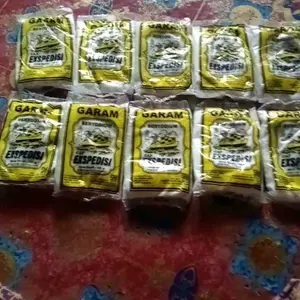 [10pcs] garam dapur beryodium cap kaptein sea 100gram bumbu dapur berkualitas halal Makanan Salt