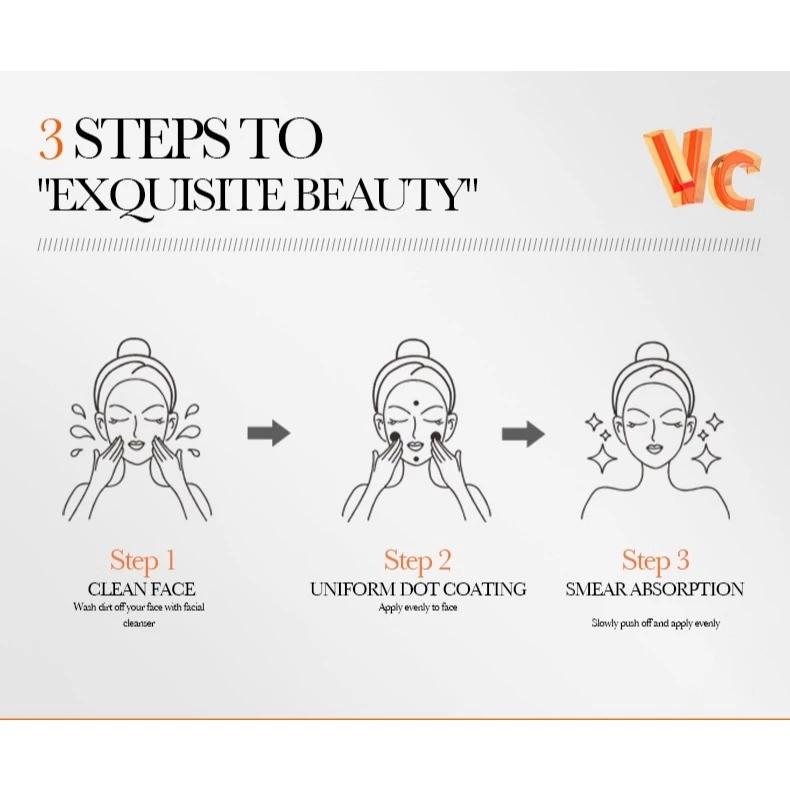 CHALONESE Paket Pemutih Ganda ( Whitening Toner + Whitening VC Cream ) Menutupi Noda Whitening And Moisturizing Niacinamide & Gluta Toner 5x Vitamin C Whitening and Antioxidant Protection