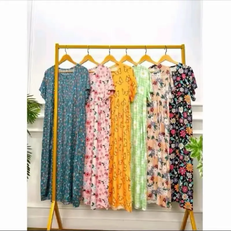 PROMO BANTING HARGA!! DASTER MURAH JUMBO MOTIF RANDOM Wanita keren rayon jumbomurah 2