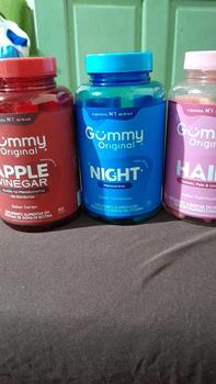 Product Review of Kit 3 Gummy Original Night + Apple Cider Vinegar + Hair, A Tríade do Bem-Estar Completo: Noites de Descanso, Dias de Equilíbrio e Beleza que Floresce. from T**a F**a M**o 1