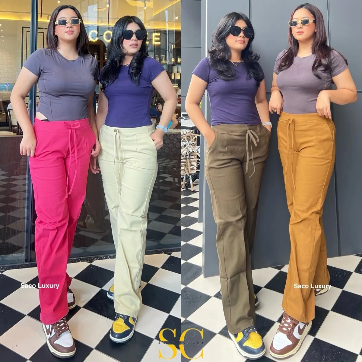 YUKI- BB 50 KG SAMPAI BB 100 KG  Celana KULOT  Cargo PANTS WANITA JUMBO