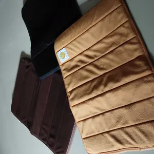 Keset Kaki Anti Slip Bahan Memory Foam Motif Polos Serap Air Keset Halus Spons Microfiber 55x37cm Premium Halus Dan Elegan