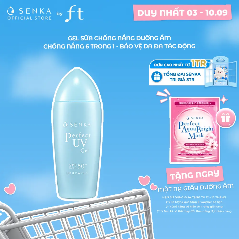 Gel sữa chống nắng dưỡng ẩm SENKA PERFECT UV GEL A 80ML