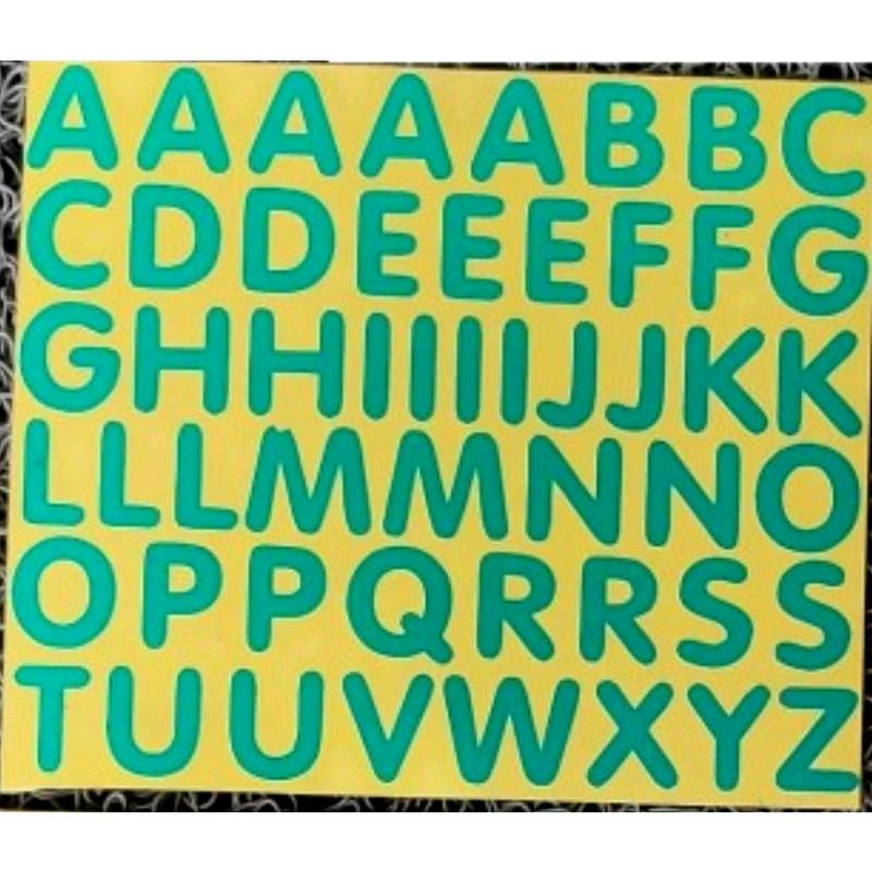 stiker huruf abjad cuting ukuran besar.stiker keren 3