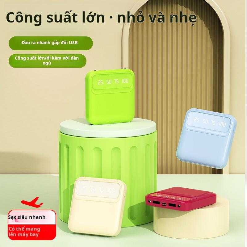Pin dự phòng màn hình LED sạc di động nhỏ 10000mAh, sản phẩm cao cấp tương…