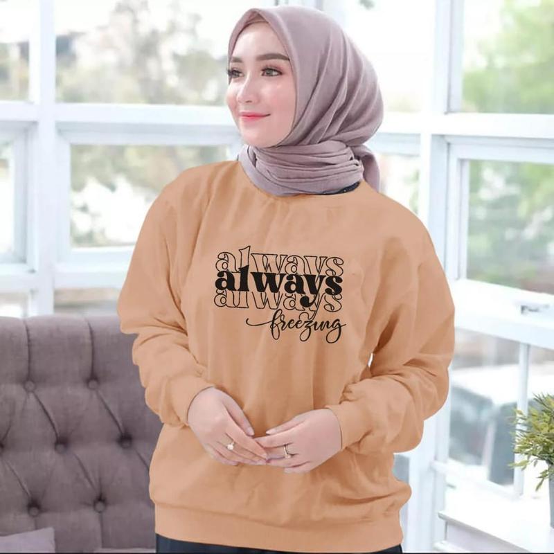 BAJU AL WAYS TERBARU - KAOS DISTRO WANITA KEREN LENGAN PANJANG TERLARIS 5