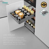 Gambar Laci Dalam Aluminium Nuomi – ENCANTO Inner Drawer Box 600mm (Champagne Gold / High Class Grey) - Champagne Gold, 600mm dari Nuomi Indonesia Kota Bandung 2 Tokopedia