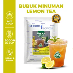 OMURA Blend Bubuk Minuman Rasa Lemon Tea Powder Drink 500 GR Omura Powder