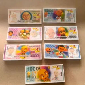 Mainan Duit Duitan Gambar Isi 100 dengan Desain Karakter Lucu dan Warna Cerah untuk Anak-anak