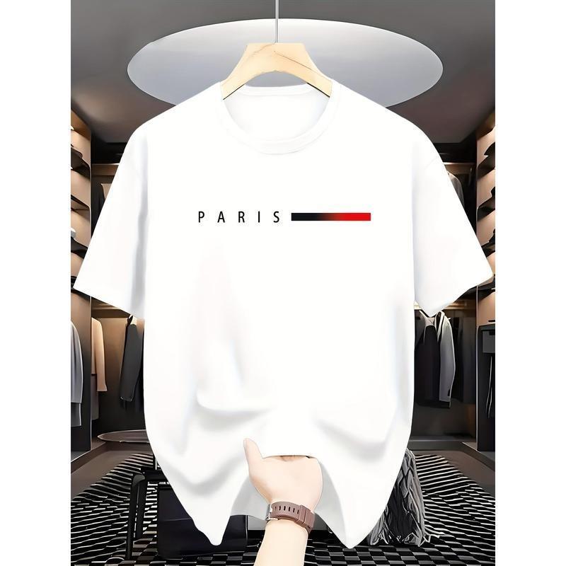 Kaos T-shirt cetak digital yang cocok untuk pria dan wanita muda tahun 2025 - Bahan nyaman 4