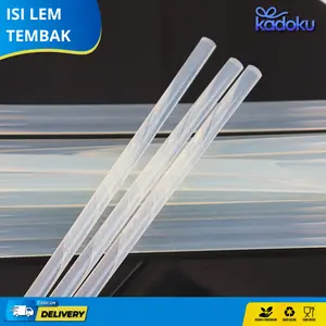 (10 pcs)Isi Lem Tembak Bening Transparan Glue Gun Refill Lem Bakar Stick Besar & Kecil