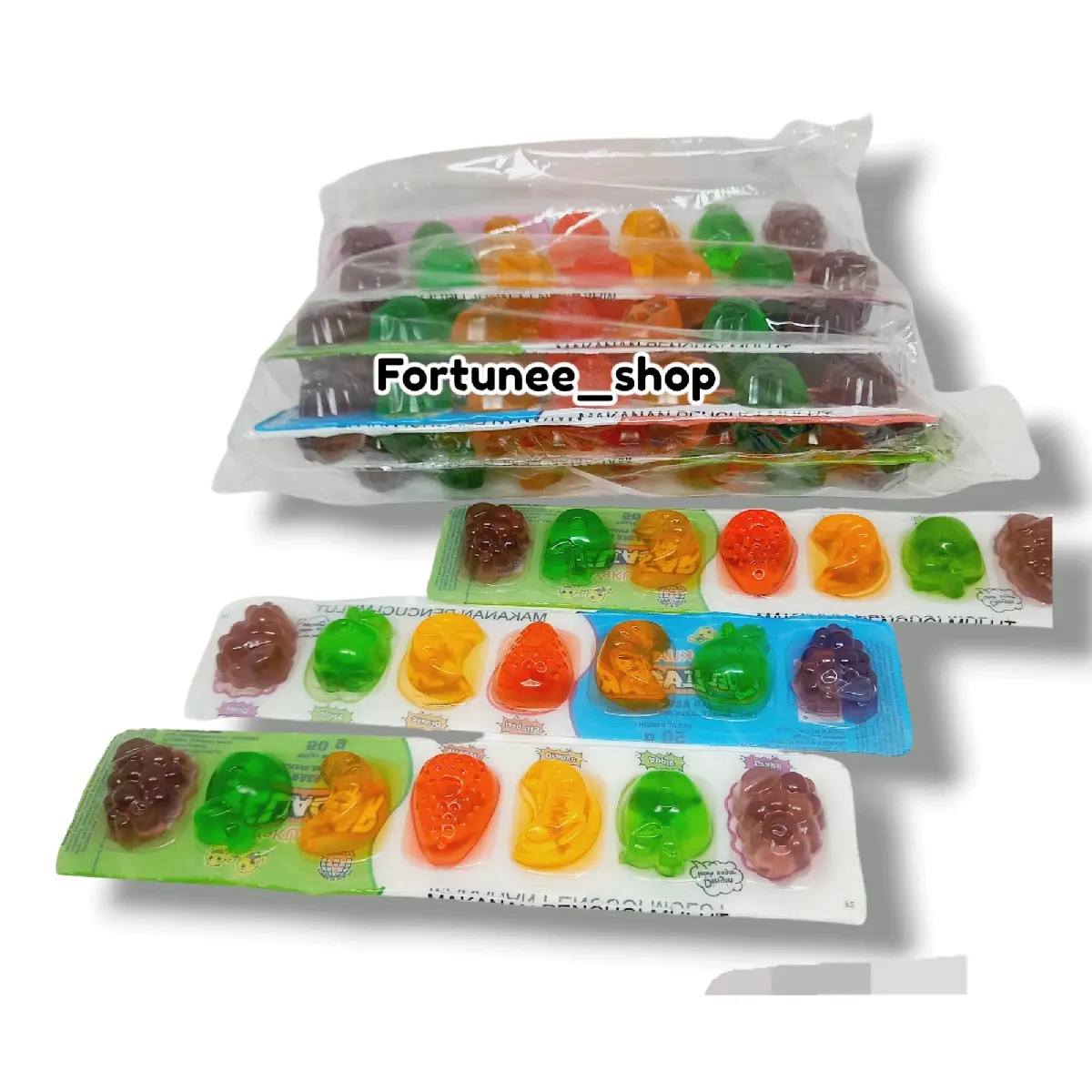 Jelly Buah / Jelly Pack Karakter Buah isi 20pcs