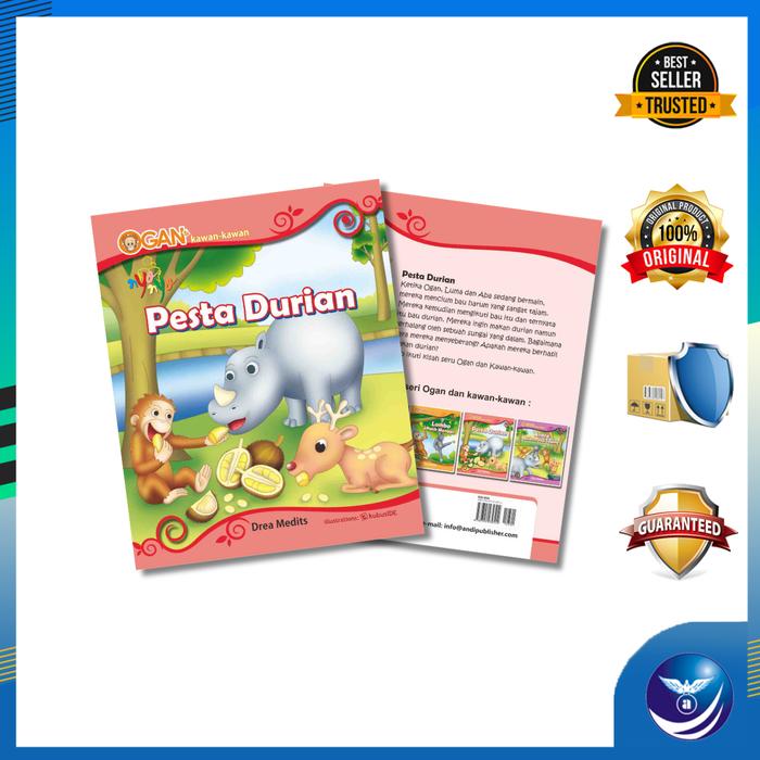 Gambar Penerbit Andi - Ogan Dan Kawan-kawan: Pesta Durian - 01-10-01-00-000079, Standar dari Andi Publisher Kab. Sleman Tokopedia