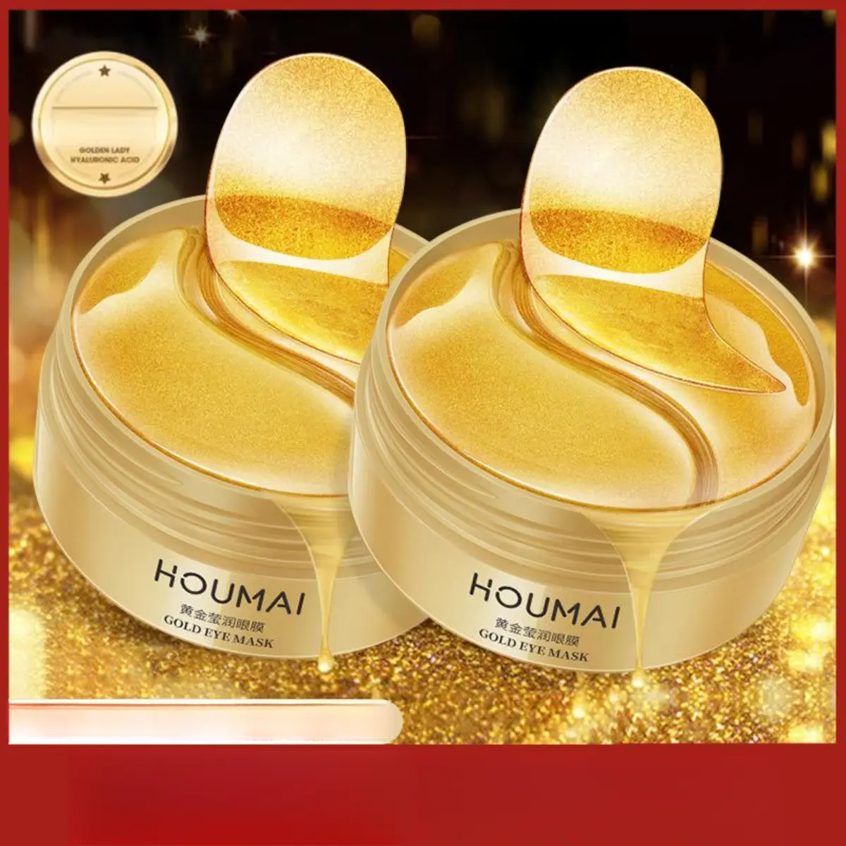 Houmai 24K Golden Eye Mask 80G Eye Care Moisturizing Skin Care Eyes Mask Manufacturer