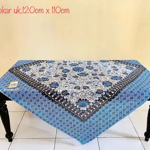 Taplak Meja Batik Raden Ajeng Estetik Ukuran 110 x 120 cm Cocok Untuk Meja Kotak Dan Bundar meja tamu meja guru meja sekolah