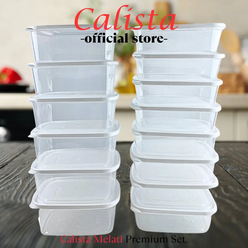 [UKURAN BESAR ] CALISTA UKURAN BESAR 2000ml 1500ml FOOD CONTAINER CALISTA PREMIUM SET WADAH PENYIMPANAN MAKAN SET ORIGINAL CALISTA INDONESIA 4