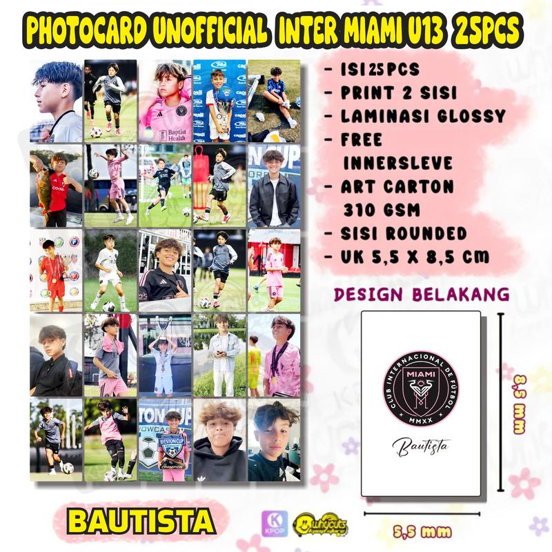 Bts Idol Champ Coupon Code 25PCS Photocard Inter Miami U13