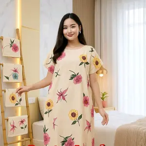 DASTER MIDI JUMBO LD 130 30ribuan!! Wanita Motif Rayon