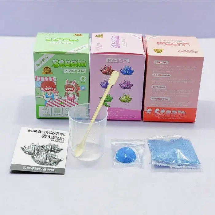 Permainan Edukasi Growing Crystal Experiment DIY Toys 522-102