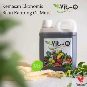 VITAMIN ORGANIK TANAMAN VIT- O KEMASAN 1.000 ML / 1 LITER MENJAGA TANAMAN AGAR CEPAT BERBUAH