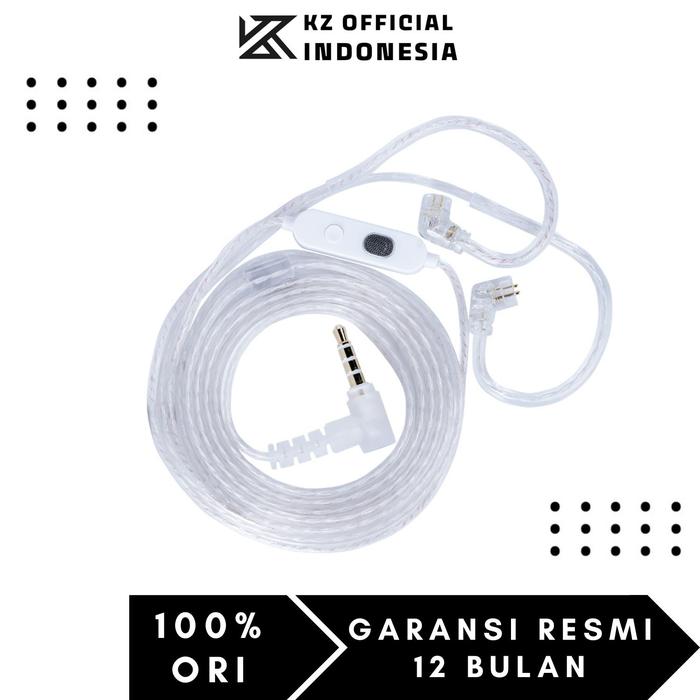 Gambar KZ M2 Dual Mic 3.5mm Silver Plated Cable QDC dari Knowledge Zenith Store Kota Administrasi Jakarta Barat Tokopedia