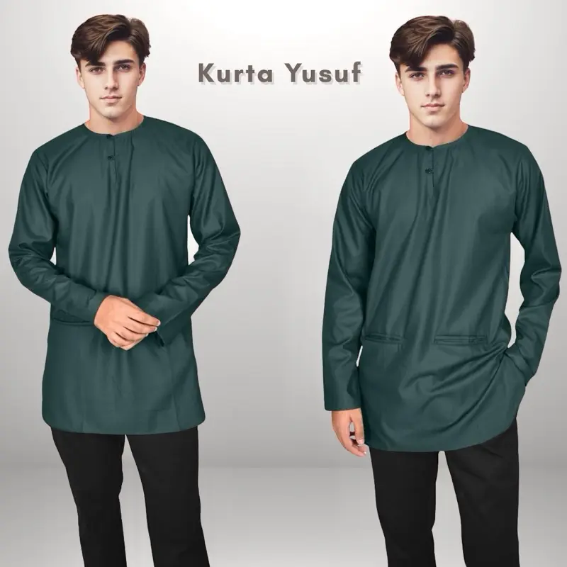 Kurta Yusuf Cotton Full Sleeves Raya Wear