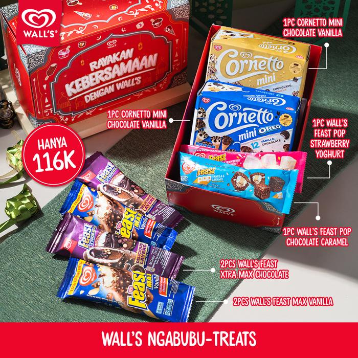 Gambar Wall’s Ngabubu-Treats - Es Krim / Ice Cream Hampers Bundle Ramadan dari Wall's Ice Cream Kota Bandar Lampung Tokopedia