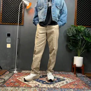 Celana Canvas Panjang Pria Unisex Full Kanvas “13oz” Tebal (Wemba.Store) Reguler Fit, Jahitan Rapih 2 Jahitan, Warna Solid Tidak Mudah Pudar,Size 29-38