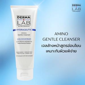 [Derma Lab]เจลล้างหน้าสูตรอ่อนโยน เหมาะกับผิวแพ้ง่าย เป็นสิวง่าย ผิวแข็งแรง ไม่แห้งตึง Derma Lab HD Amino Gentle Cleanser 100 G